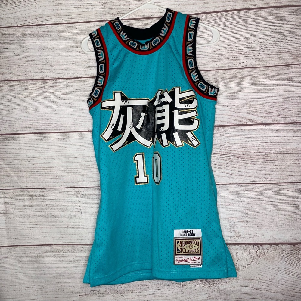Vancouver Grizzlies Mike Bibby 1998-1999 Chinese New Year Mens Jersey
